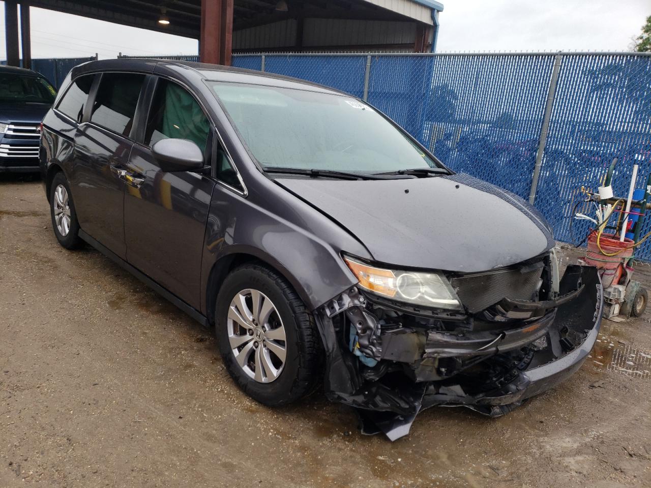 HONDA ODYSSEY EX 2015 with VIN 5FNRL5H42FB124221 - Photo from auction