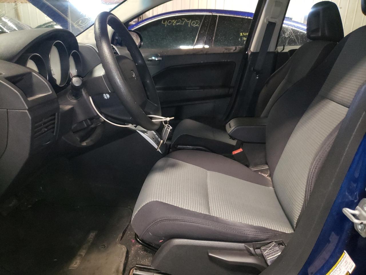 Photo 5 from auction – 2009 DODGE CALIBER SX with VIN 1B3HB48A39D233041