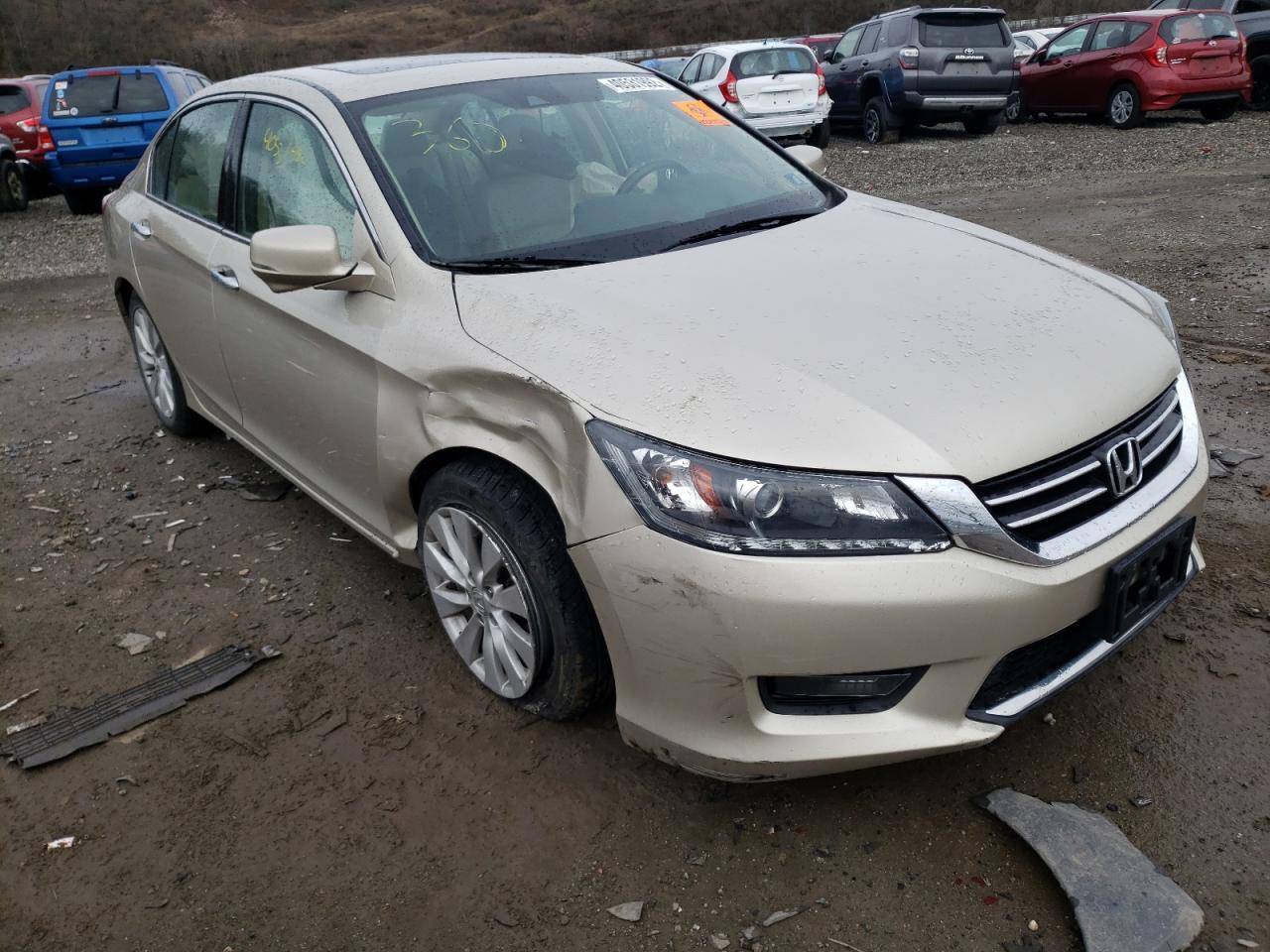 HONDA ACCORD EXL 2015 with VIN 1HGCR3F86FA006407 - Photo from auction