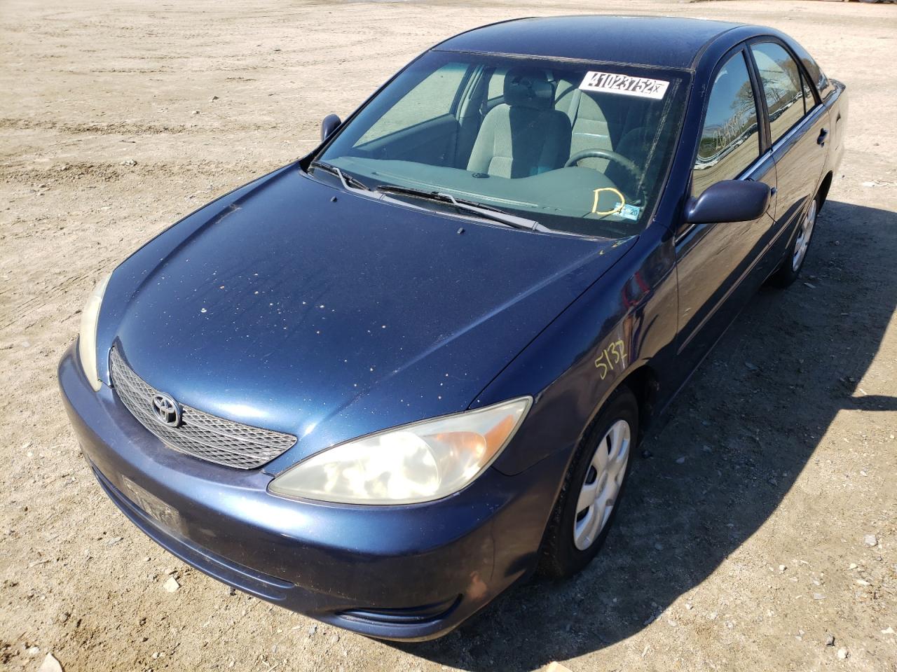 Photo 2 from auction – 2004 TOYOTA CAMRY LE with VIN 4T1BE32K24U363582
