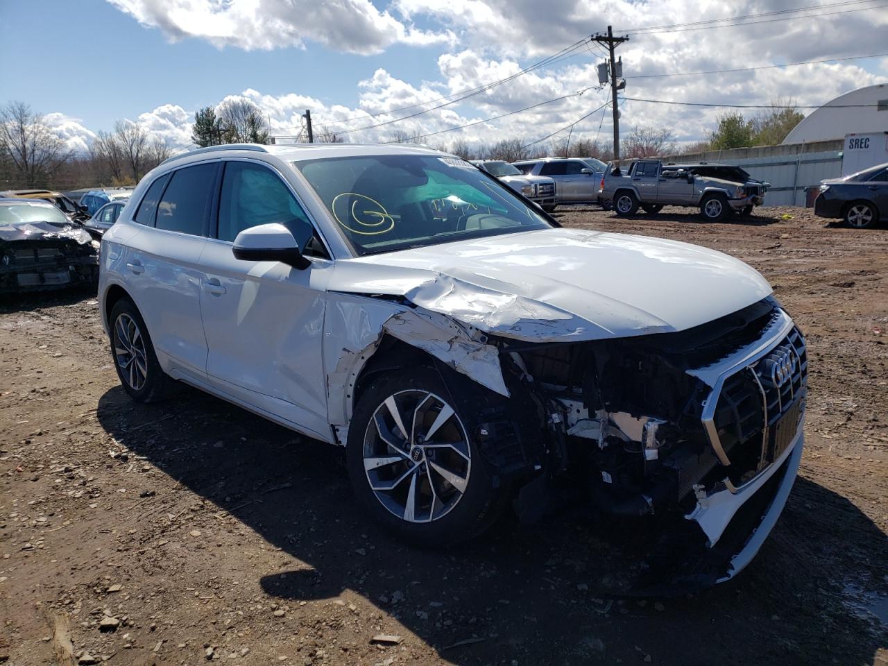 AUDI Q5 PREMIUM 2021 with VIN WA1AAAFY1M2064573 - Photo from auction