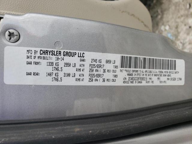 Photo 10 from auction – 2015 DODGE GRAND CARA with VIN 2C4RDGCG9FR585219