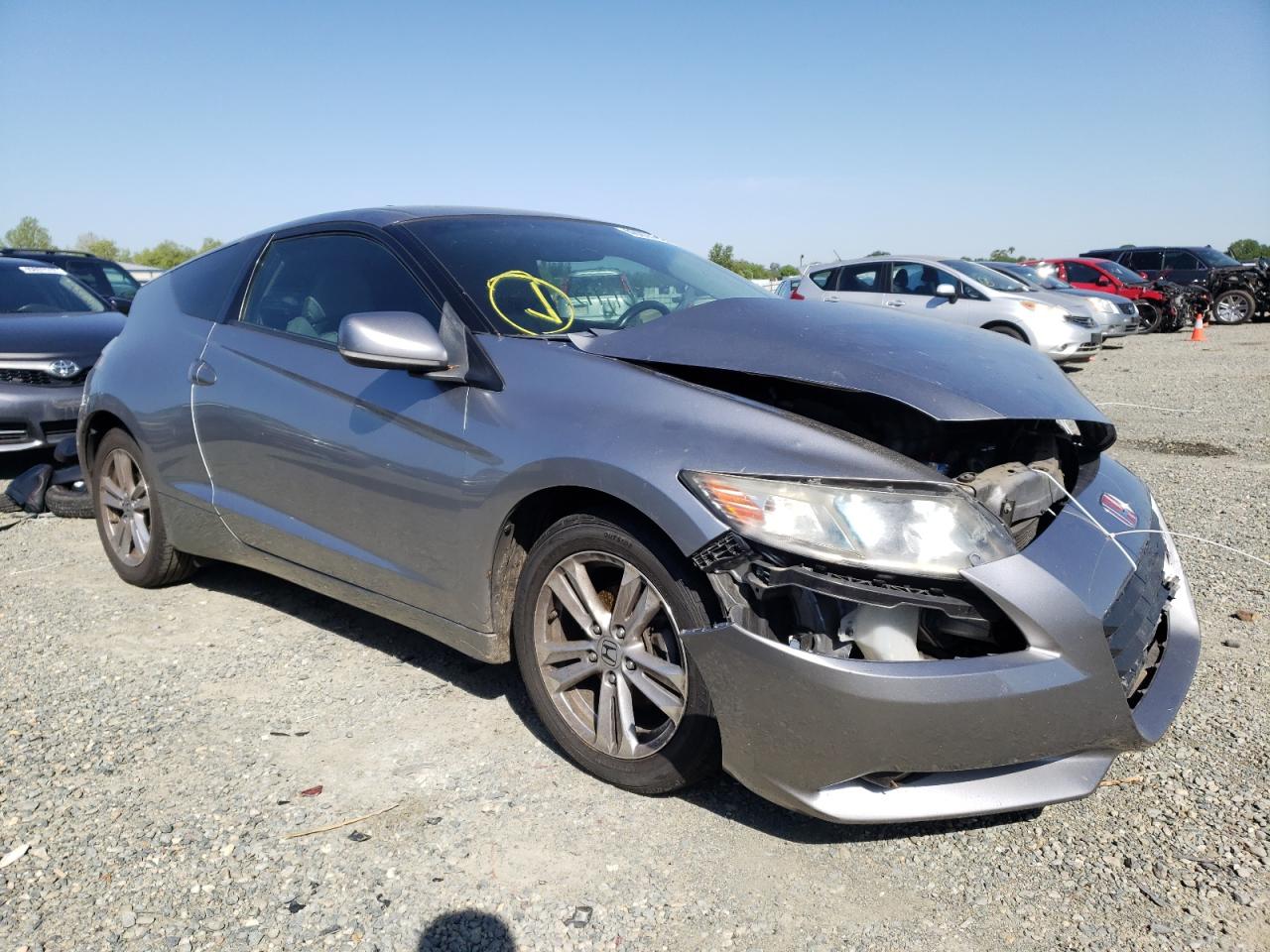 HONDA CR-Z EX 2011 with VIN JHMZF1D66BS002920 - Photo from auction