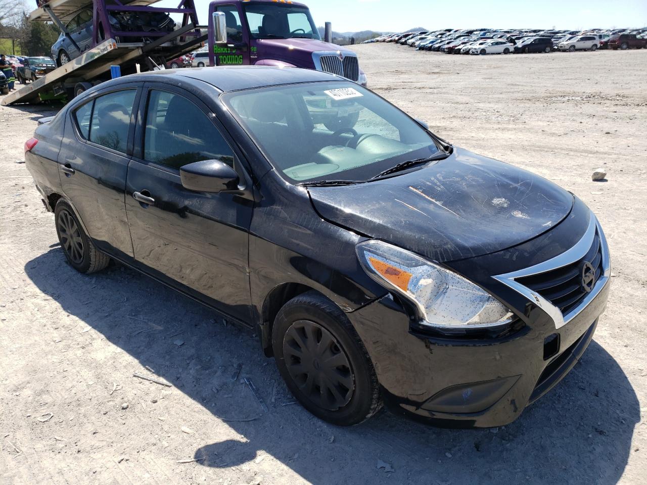 NISSAN VERSA S 2019 with VIN 3N1CN7AP8KL801190 - Photo from auction