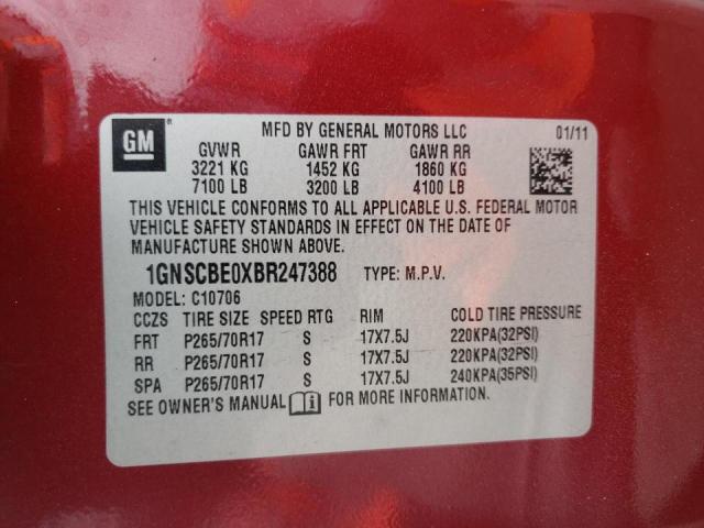 Photo 10 from auction – 2011 CHEVROLET TAHOE C150 with VIN 1GNSCBE0XBR247388