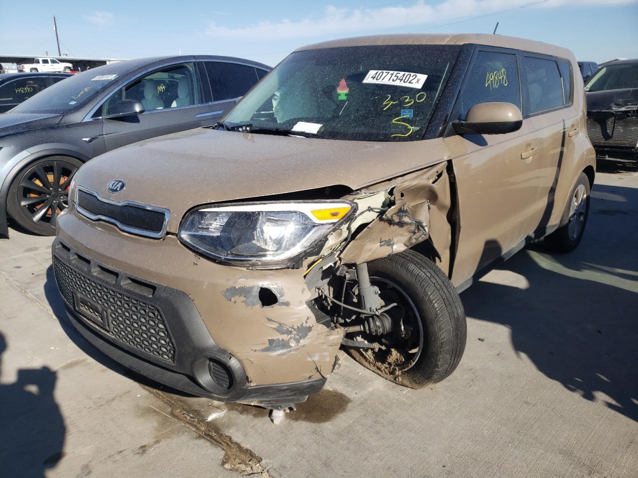 Photo 2 from auction – 2016 KIA SOUL with VIN KNDJN2A28G7288935