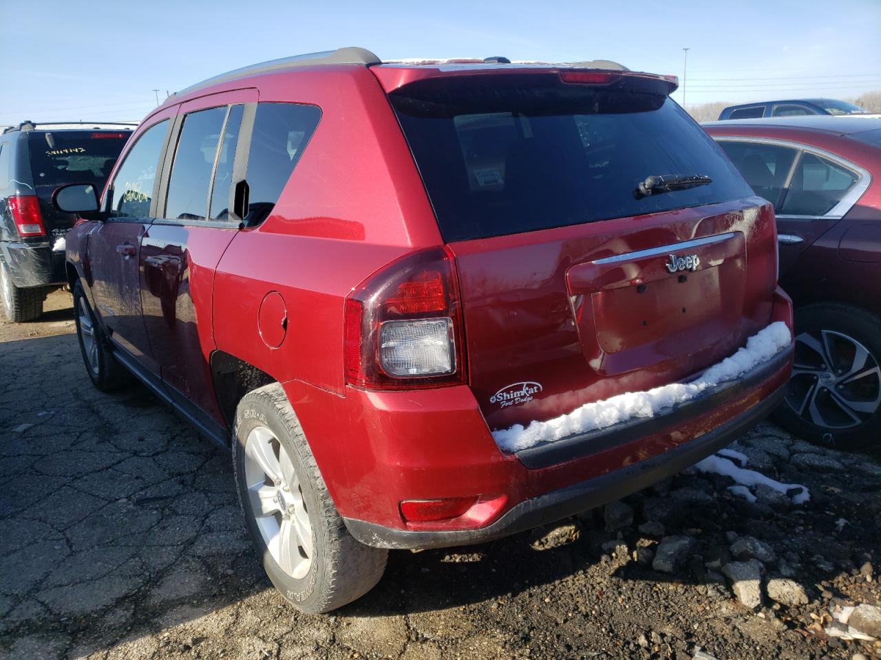 Photo 3 from auction – 2014 JEEP COMPASS LA with VIN 1C4NJCEB9ED862504