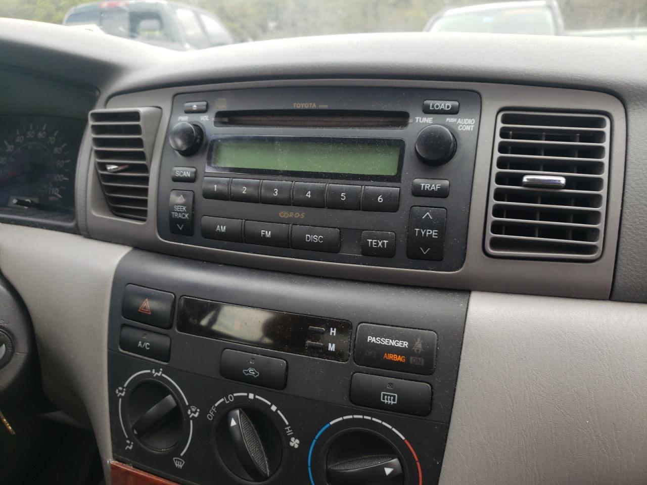 Photo 9 from auction – 2005 TOYOTA COROLLA CE with VIN JTDBR32EX52051770