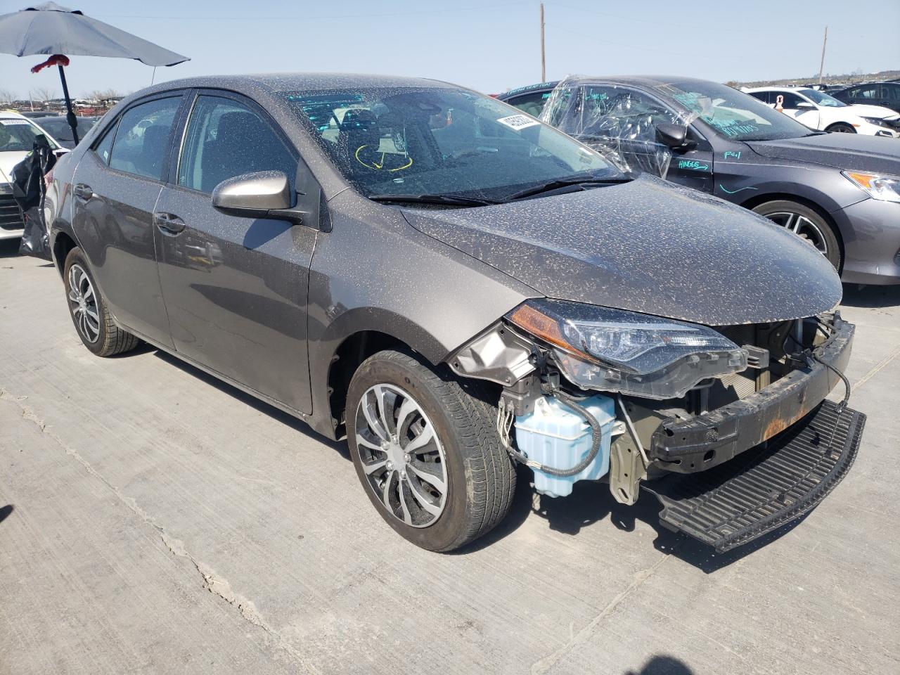 TOYOTA COROLLA L 2017 with VIN 5YFBURHEXHP658217 - Photo from auction