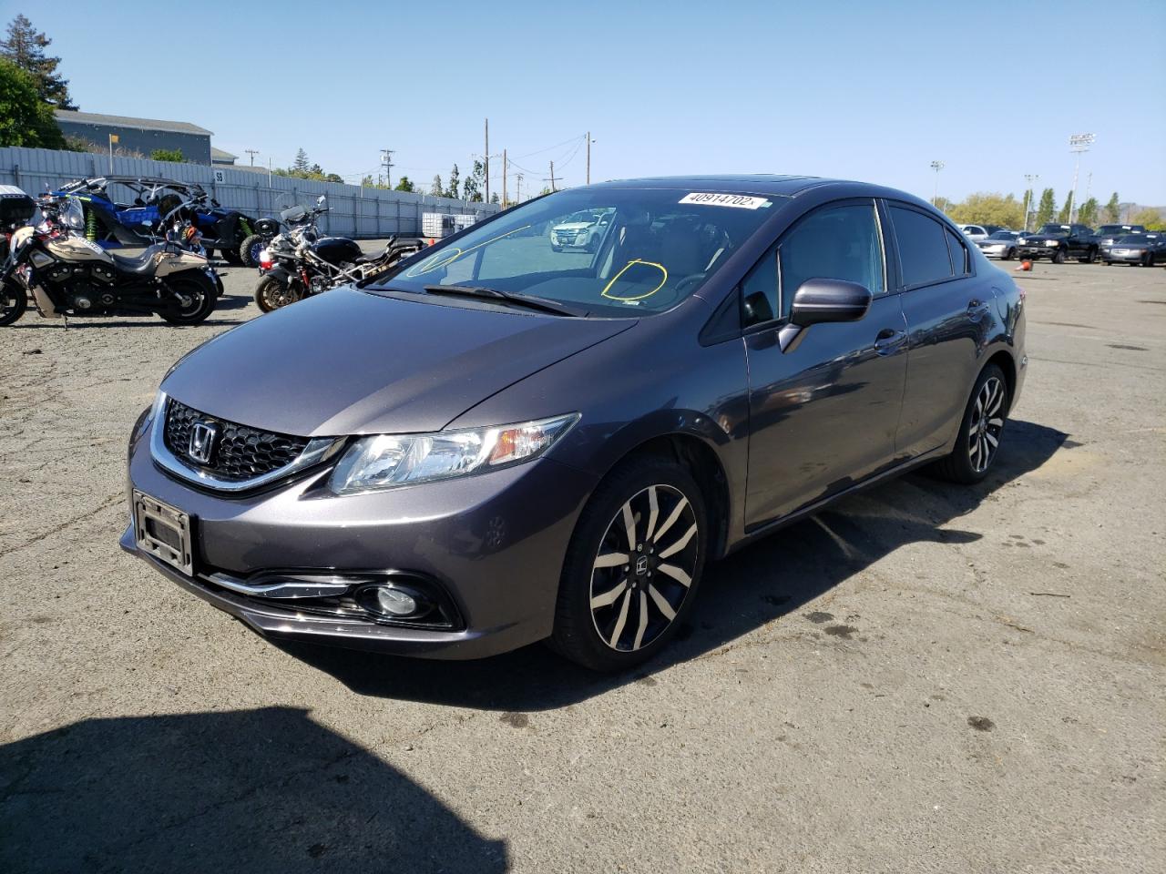 Photo 2 from auction – 2015 HONDA CIVIC EXL with VIN 19XFB2F98FE211176