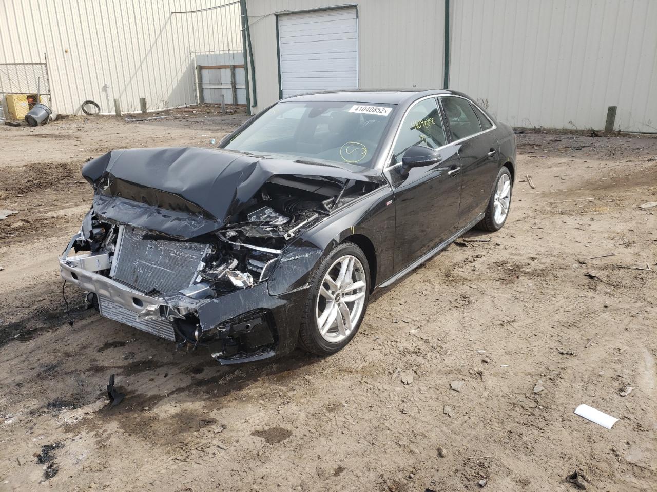 Photo 2 from auction – 2022 AUDI A4 PREMIUM with VIN WAUDAAF44NN004848