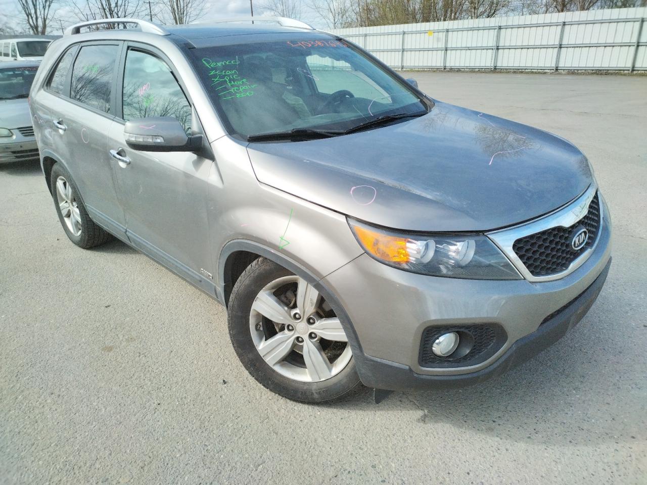 KIA SORENTO EX 2012 with VIN 5XYKUDA20CG188263 - Photo from auction