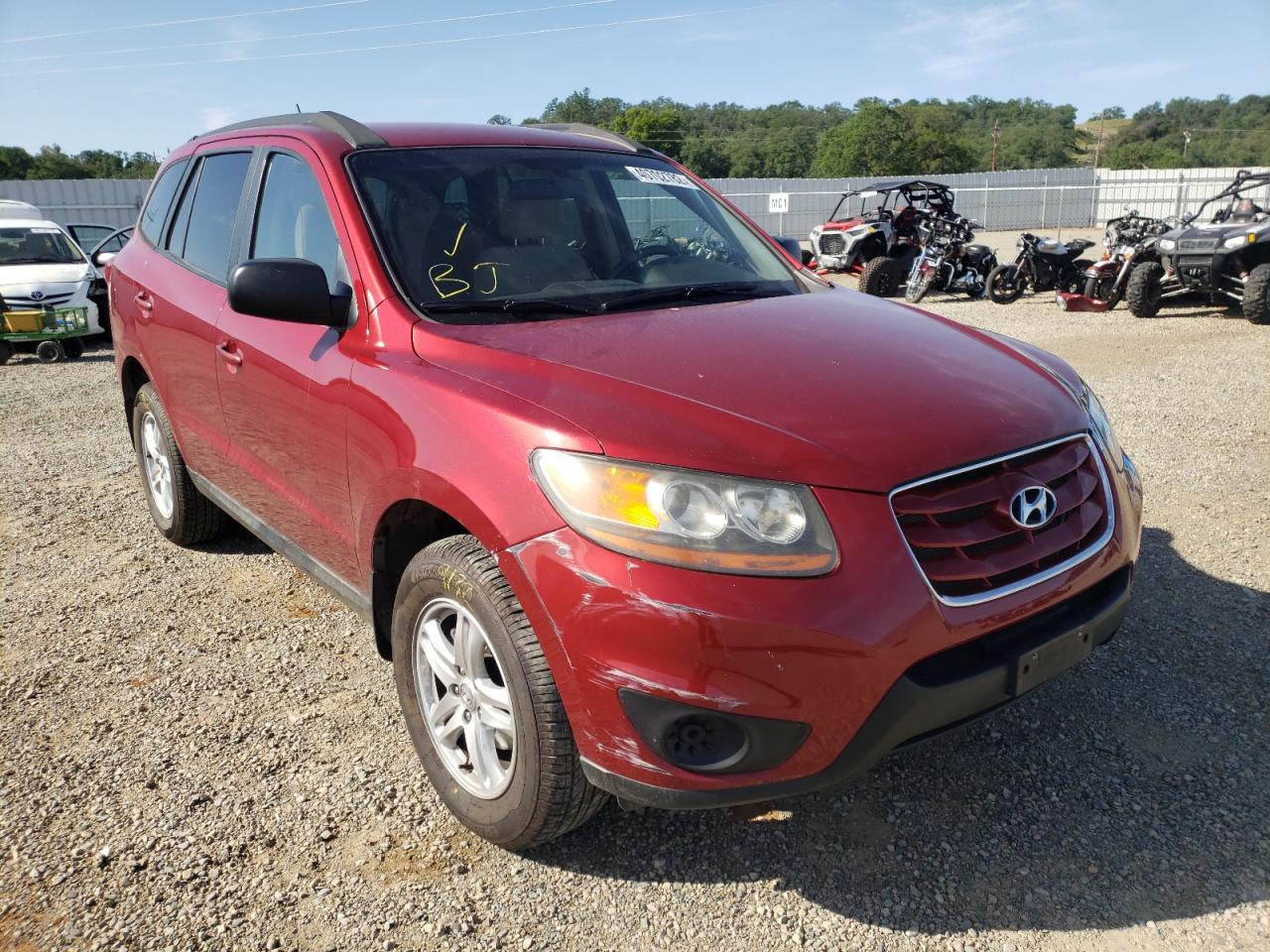 HYUNDAI SANTA FE G 2010 with VIN 5NMSG3AB1AH400124 - Photo from auction