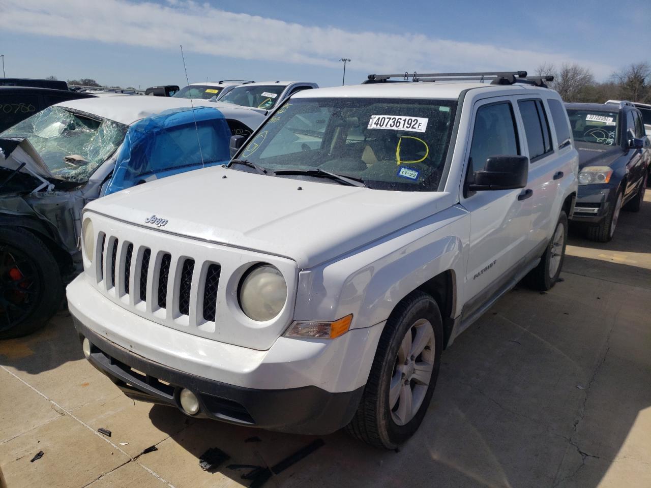 Photo 2 from auction – 2011 JEEP PATRIOT with VIN 1J4NF1GB4BD101064