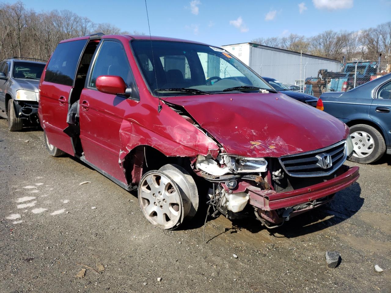 HONDA ODYSSEY EX 2004 with VIN 5FNRL186X4B061828 - Photo from auction