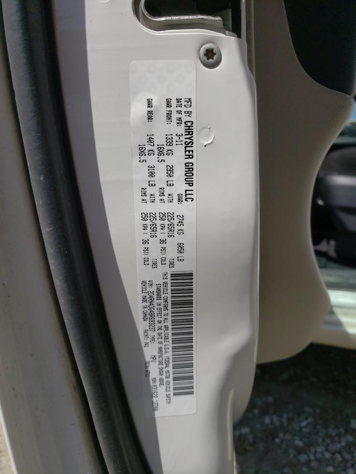 Photo 10 from auction – 2011 DODGE GRAND CARA with VIN 2D4RN4DG4BR693237