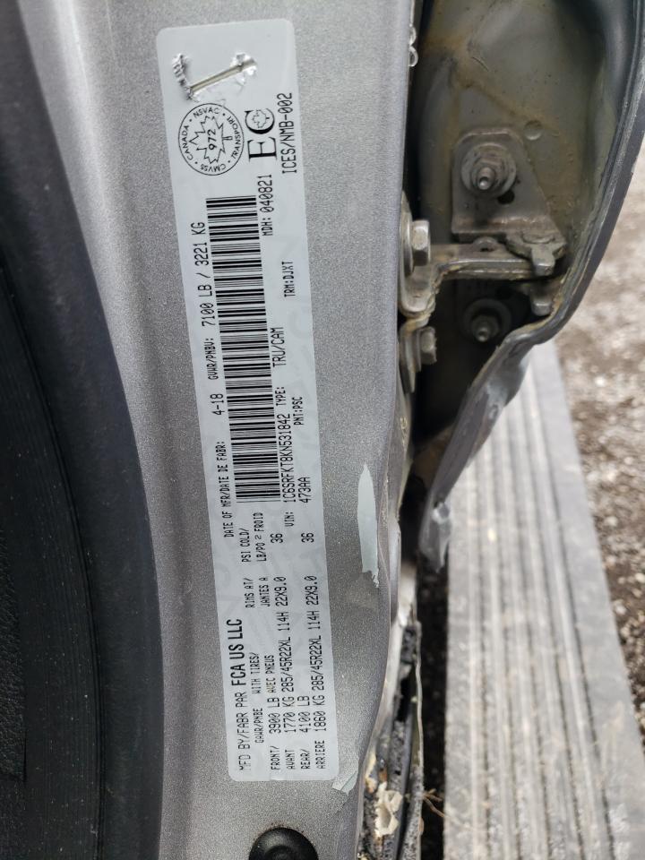 Photo 10 from auction – 2019 RAM 1500 LONGH with VIN 1C6SRFKT8KN531842