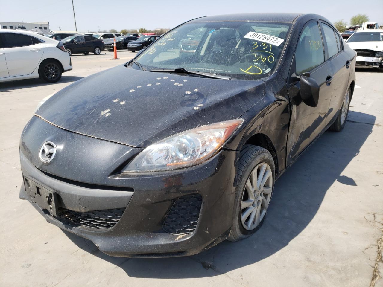 Photo 2 from auction – 2012 MAZDA 3 I with VIN JM1BL1V70C1553659