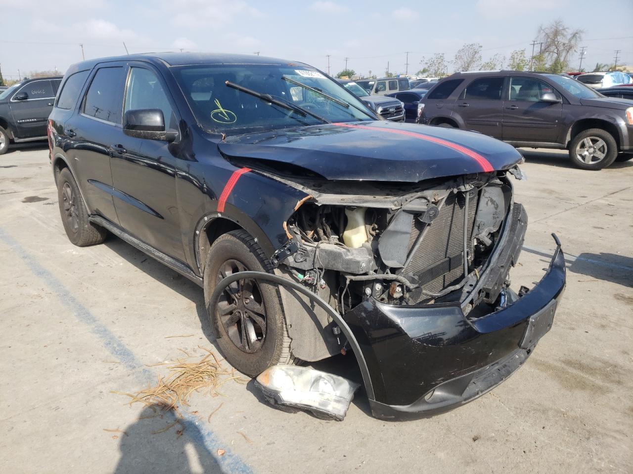 DODGE DURANGO SX 2012 with VIN 1C4RDHAG3CC212531 - Photo from auction