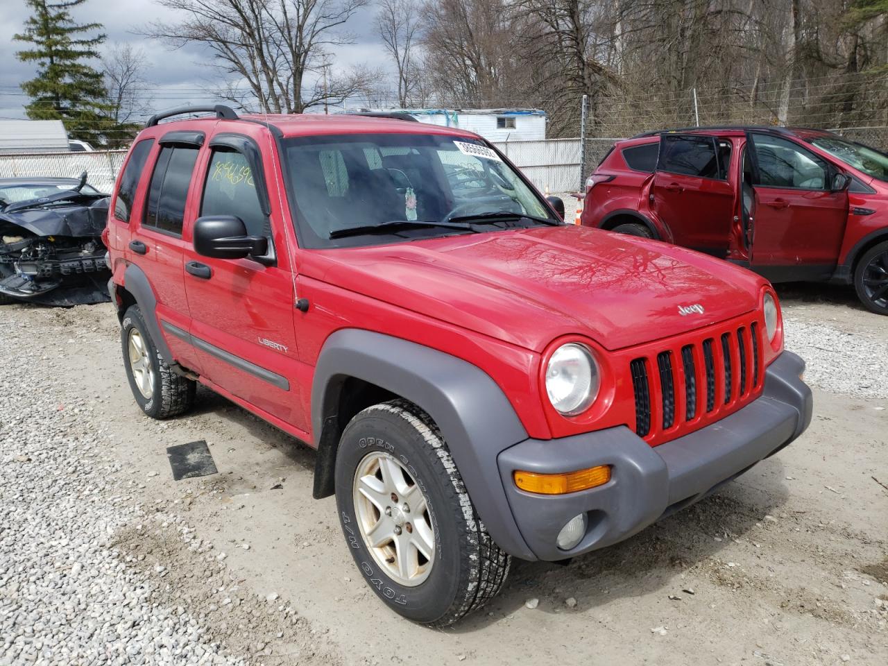 Photo 1 from auction – 2004 JEEP LIBERTY SP with VIN 1J4GL48K44W139547