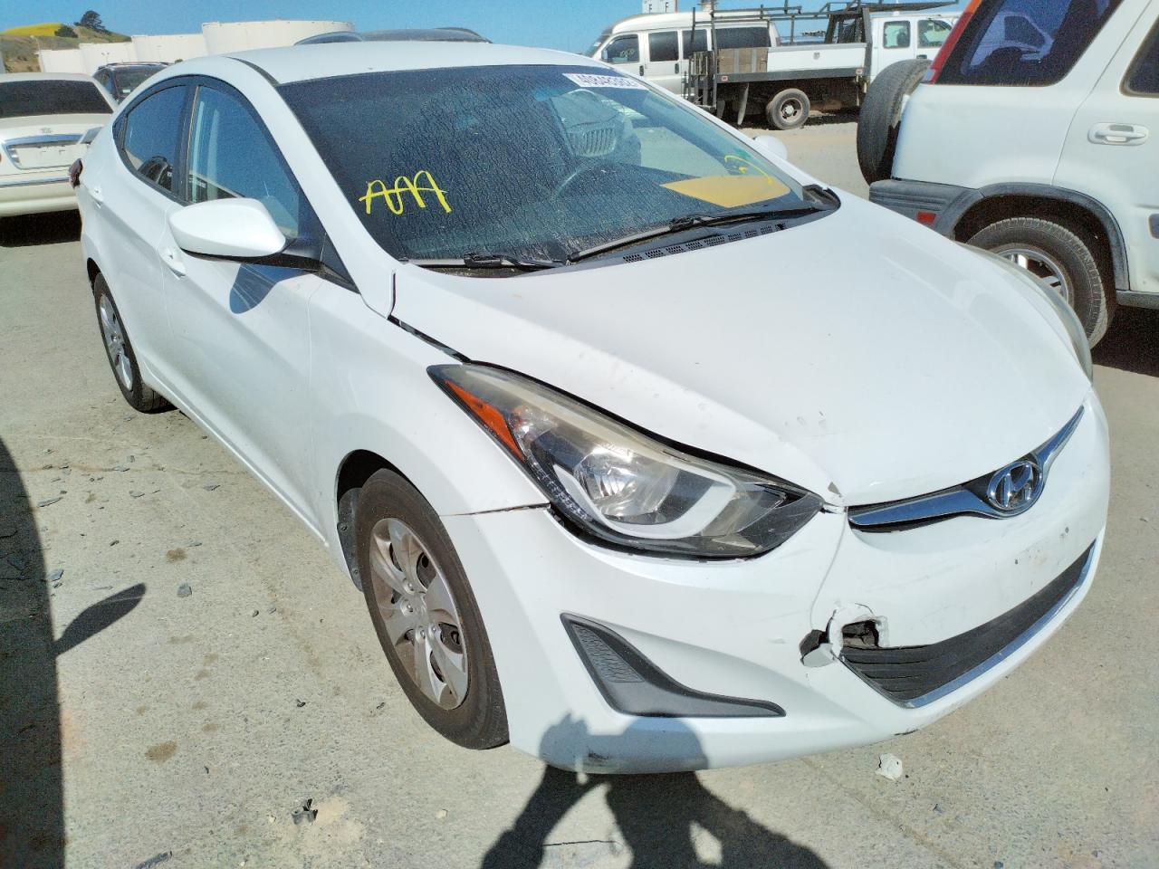 Photo 1 from auction – 2016 HYUNDAI ELANTRA SE with VIN 5NPDH4AE2GH696059