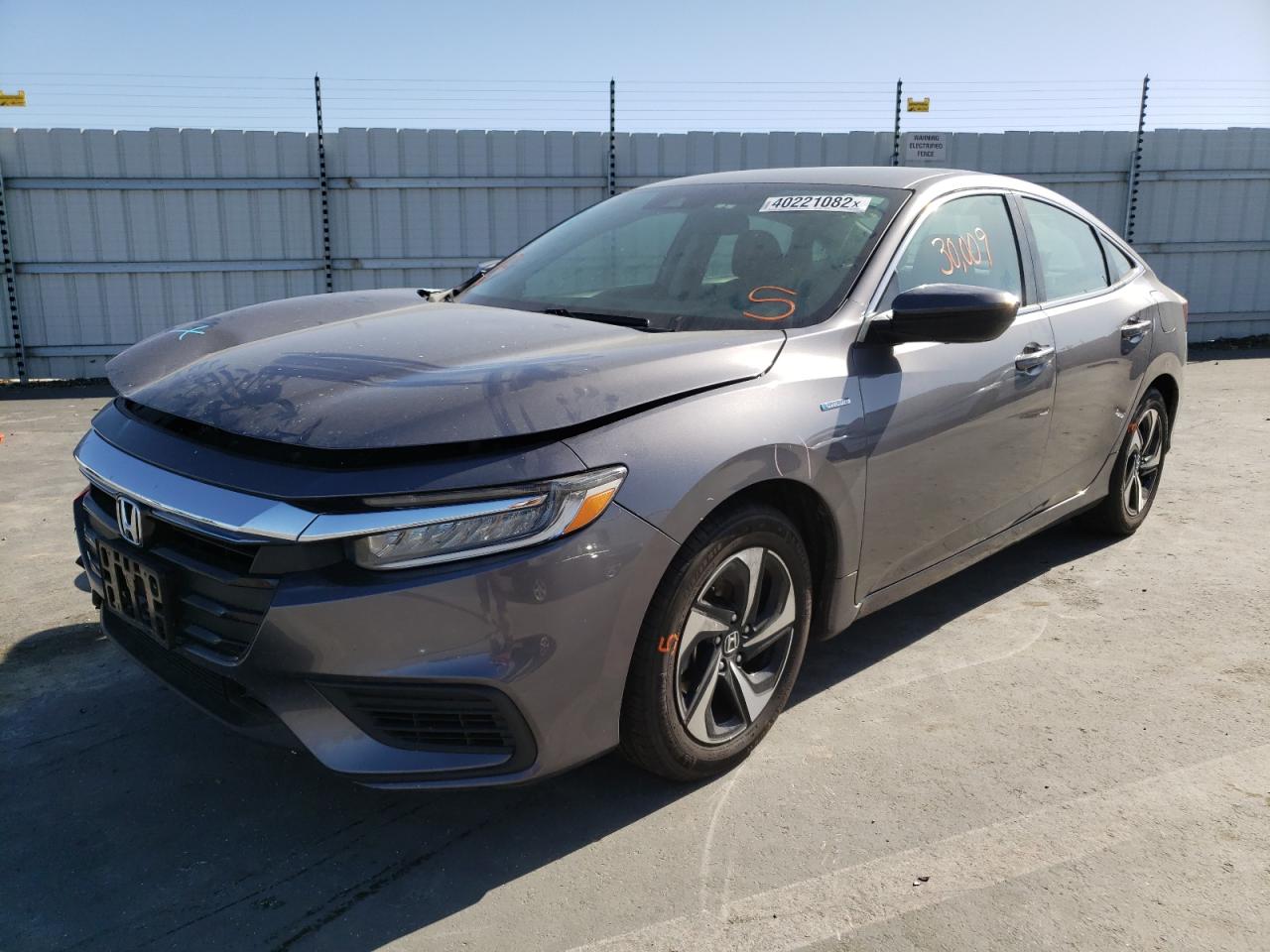 Photo 2 from auction – 2021 HONDA INSIGHT EX with VIN 19XZE4F5XME011202
