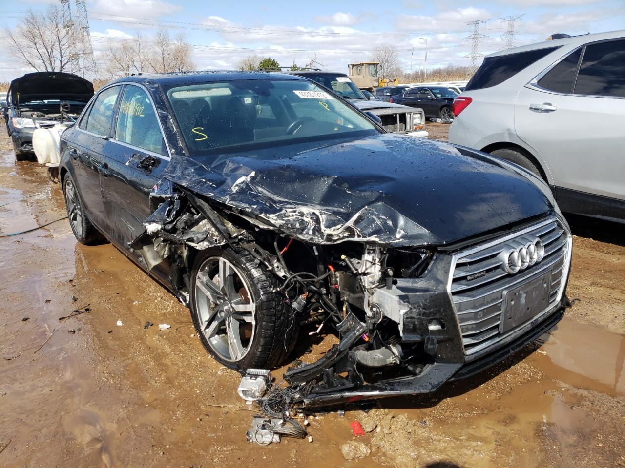 AUDI A4 PREMIUM 2017 with VIN WAUENAF46HN022605 - Photo from auction