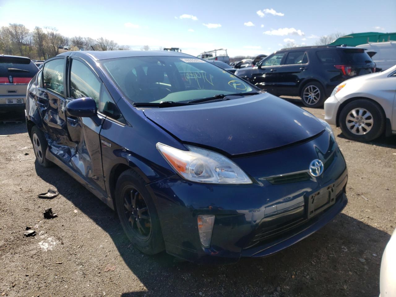 TOYOTA PRIUS 2012 with VIN JTDKN3DU5C1543870 - Photo from auction