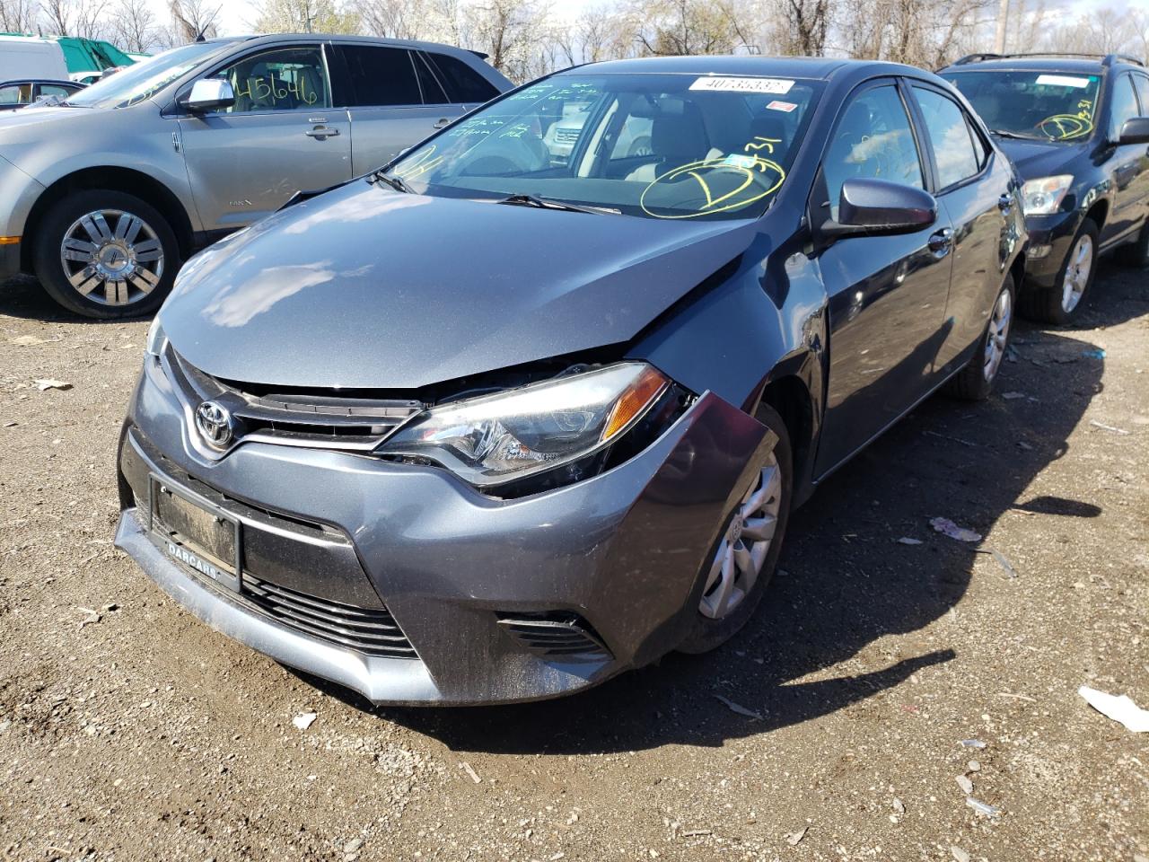 Photo 2 from auction – 2015 TOYOTA COROLLA L with VIN 2T1BURHE0FC391117