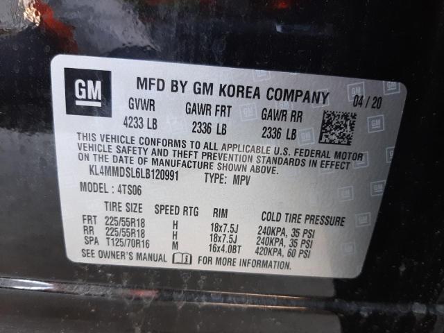 Photo 10 from auction – 2020 BUICK ENCORE GX with VIN KL4MMDSL6LB120991