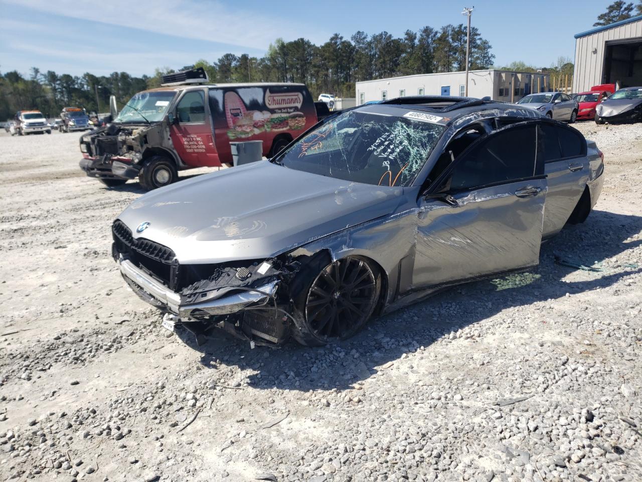 Photo 2 from auction – 2021 BMW 740 I with VIN WBA7T2C02MCF12022