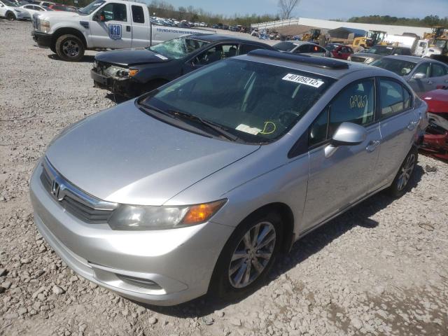 Photo 2 from auction – 2012 HONDA CIVIC EX with VIN 19XFB2F82CE108399