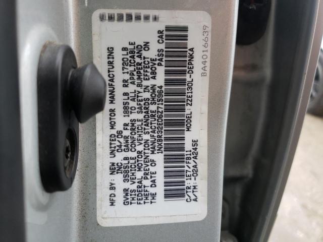 Photo 10 from auction – 2006 TOYOTA COROLLA CE with VIN 1NXBR32E06Z715964