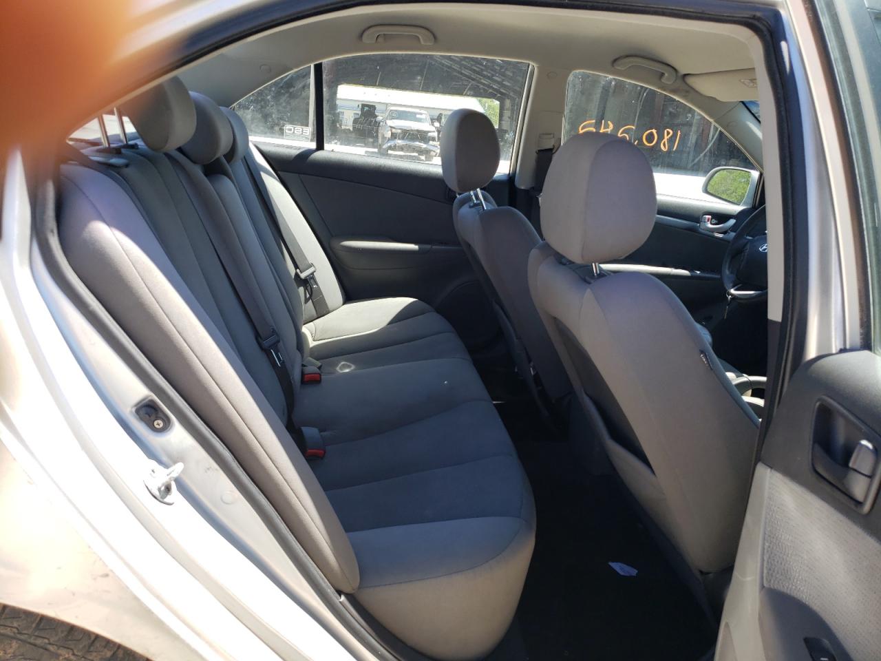 Foto 6 de la subasta – 2009 HYUNDAI SONATA GLS con VIN 5NPET46C19H537370