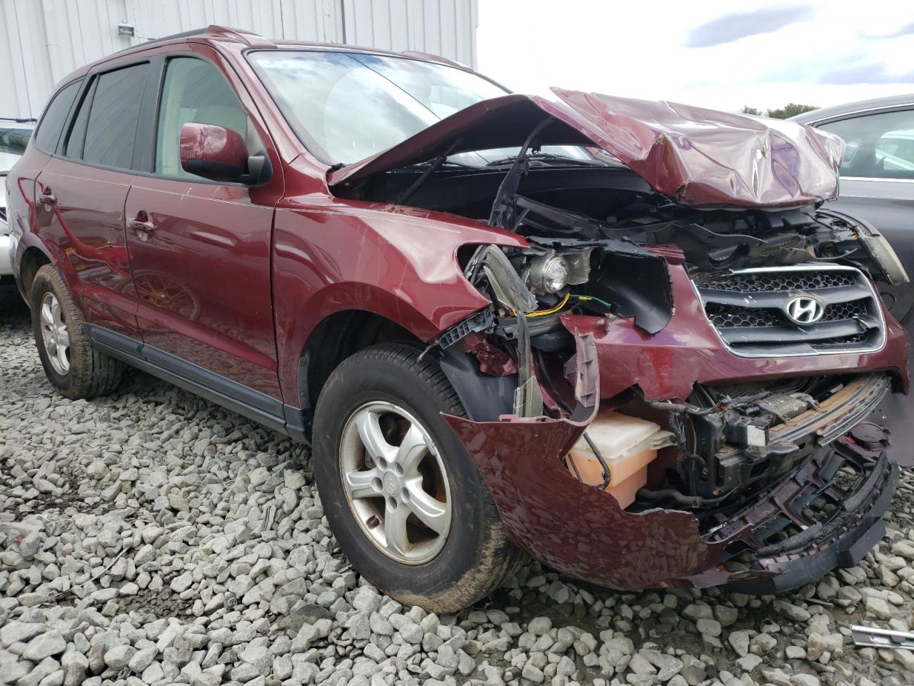 HYUNDAI SANTA FE G 2007 with VIN 5NMSG13D77H128982 - Photo from auction