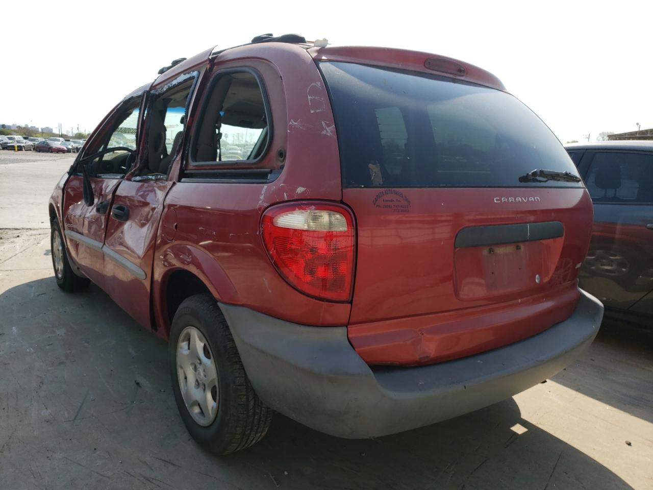 Photo 3 from auction – 2001 DODGE CARAVAN SE with VIN 1B4GP25351B274726