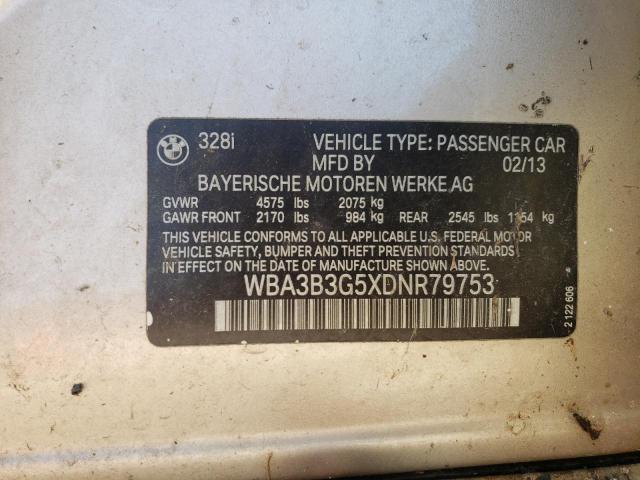 Photo 10 from auction – 2013 BMW 328 XI with VIN WBA3B3G5XDNR79753