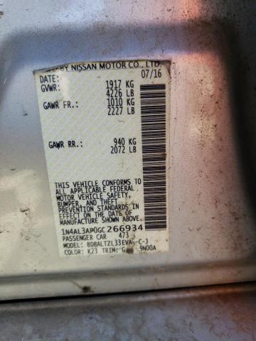 Photo 10 from auction – 2016 NISSAN ALTIMA 2.5 with VIN 1N4AL3AP0GC266934