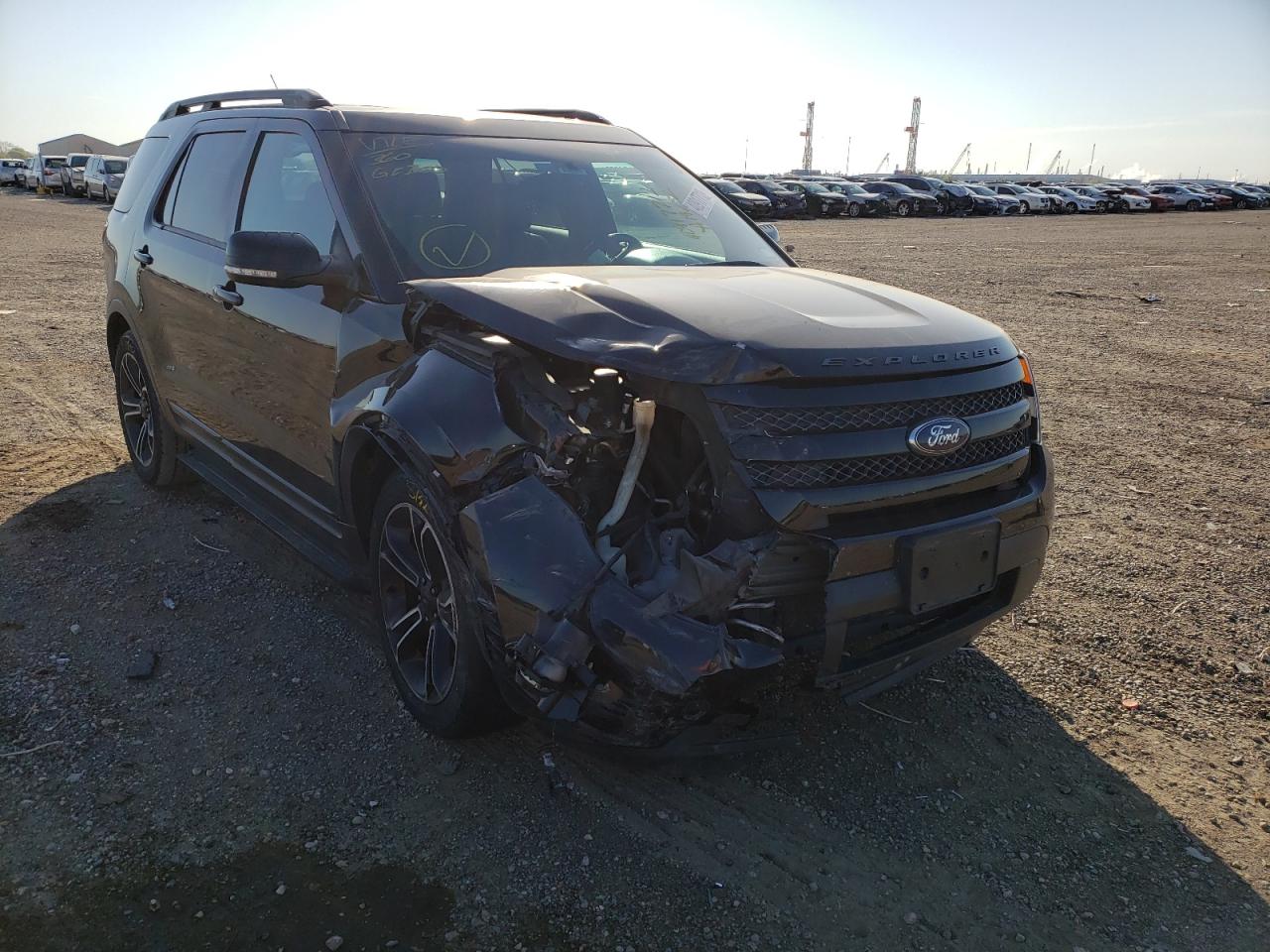 FORD EXPLORER S 2015 with VIN 1FM5K8GT1FGA19232 - Photo from auction