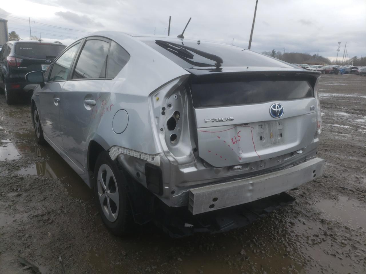 Photo 3 from auction – 2015 TOYOTA PRIUS with VIN JTDKN3DU0F0463631