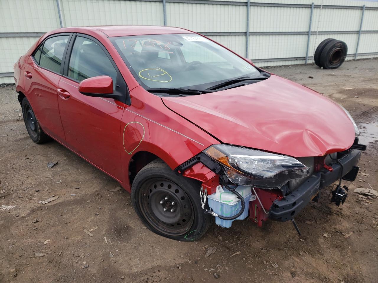 TOYOTA COROLLA L 2018 with VIN 2T1BURHE5JC076077 - Photo from auction