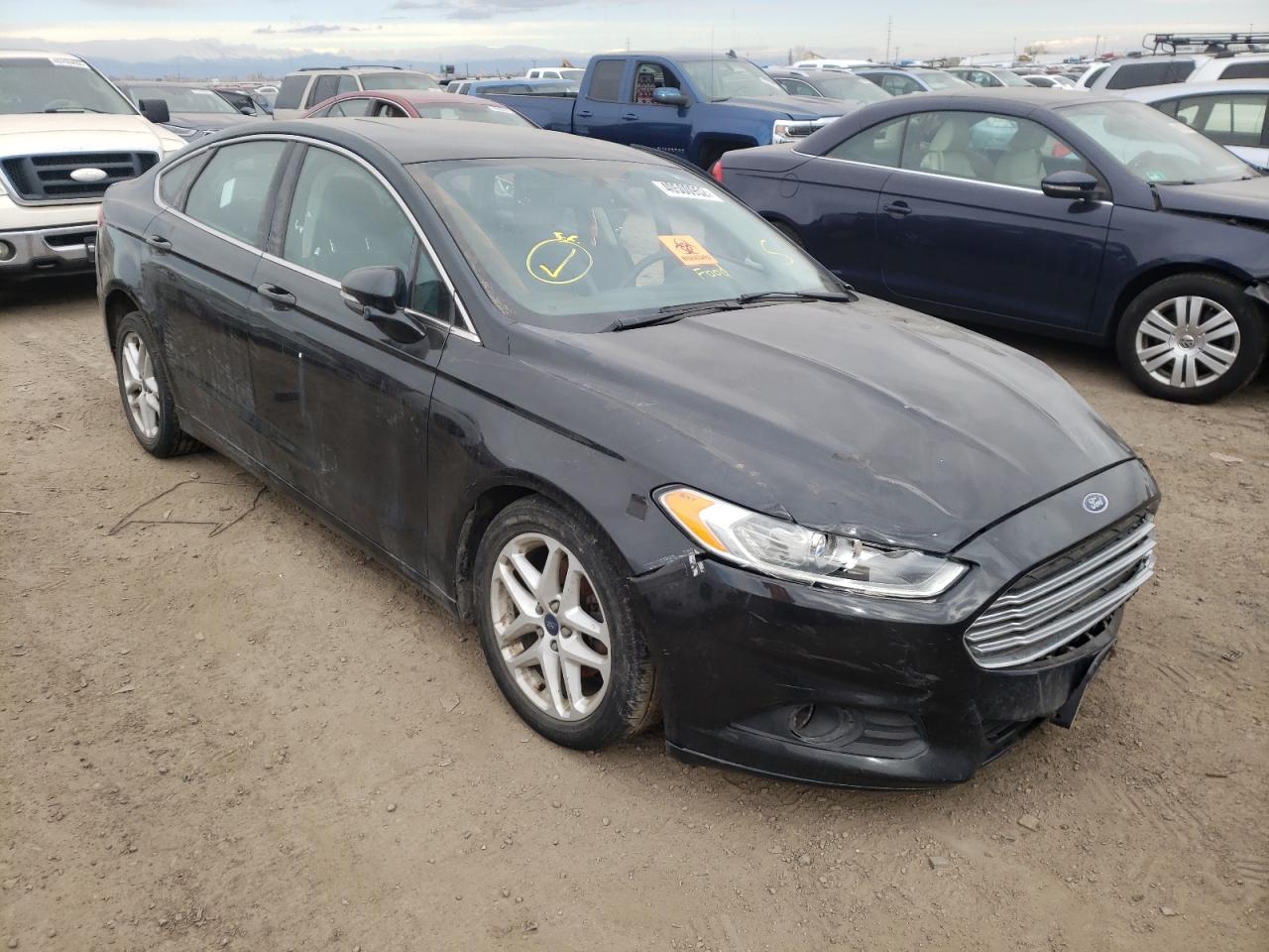 FORD FUSION SE 2014 with VIN 3FA6P0HD6ER228613 - Photo from auction