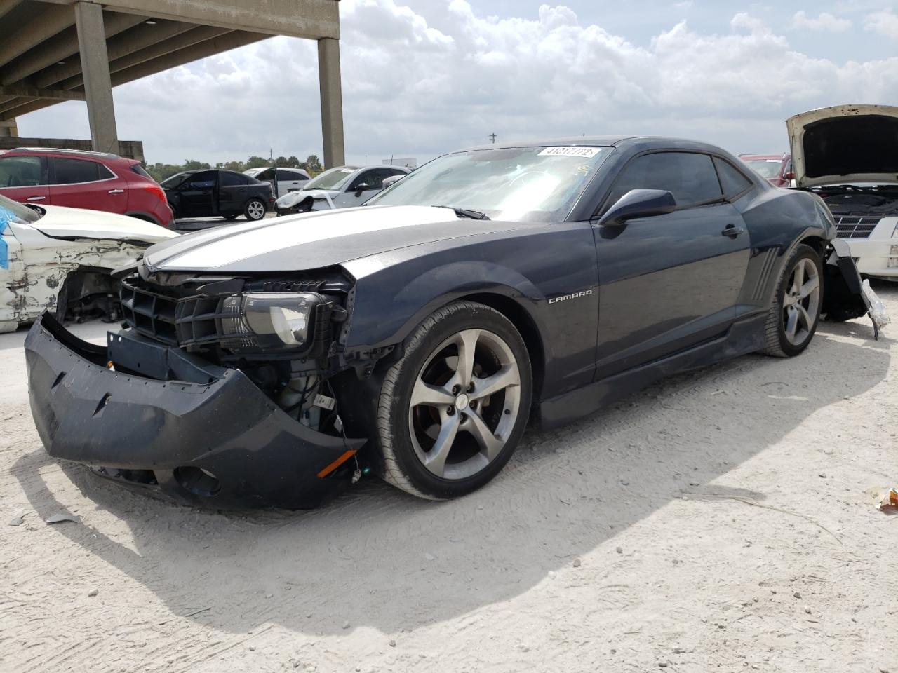 Photo 2 from auction – 2013 CHEVROLET CAMARO LS with VIN 2G1FA1E33D9121450