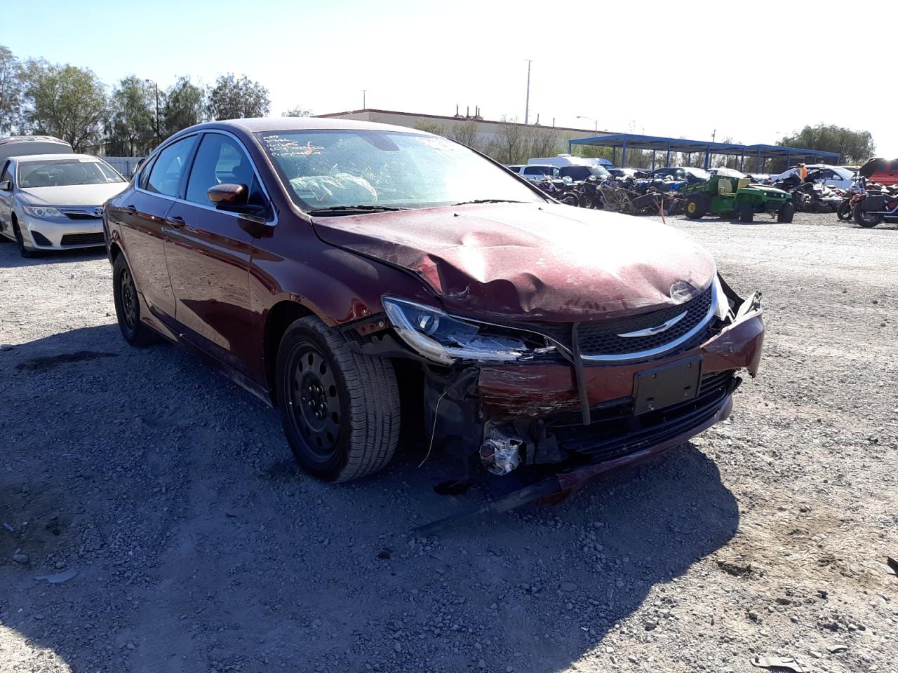 CHRYSLER 200 LX 2015 with VIN 1C3CCCFB8FN686173 - Photo from auction