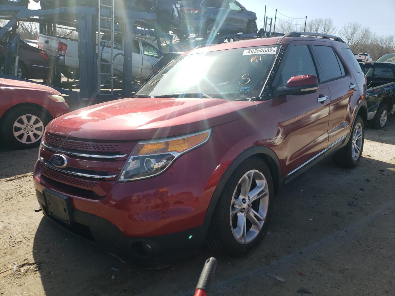 Photo 2 from auction – 2013 FORD EXPLORER L with VIN 1FM5K8F85DGA59856
