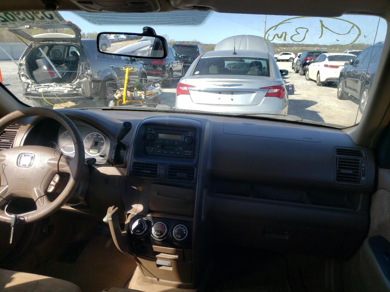 Photo 9 from auction – 2004 HONDA CR-V LX with VIN SHSRD68424U205227