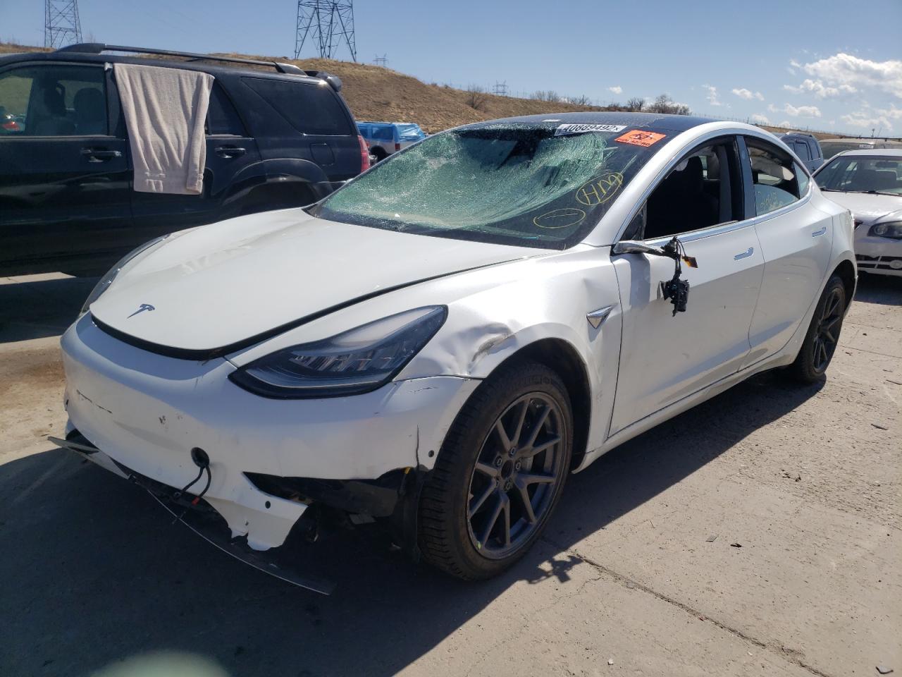 Photo 2 from auction – 2019 TESLA MODEL 3 with VIN 5YJ3E1EA9KF483613
