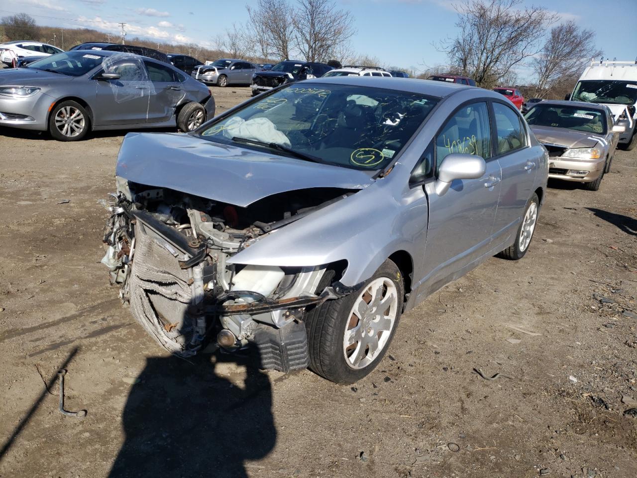 Photo 2 from auction – 2009 HONDA CIVIC LX with VIN 19XFA16549E044362