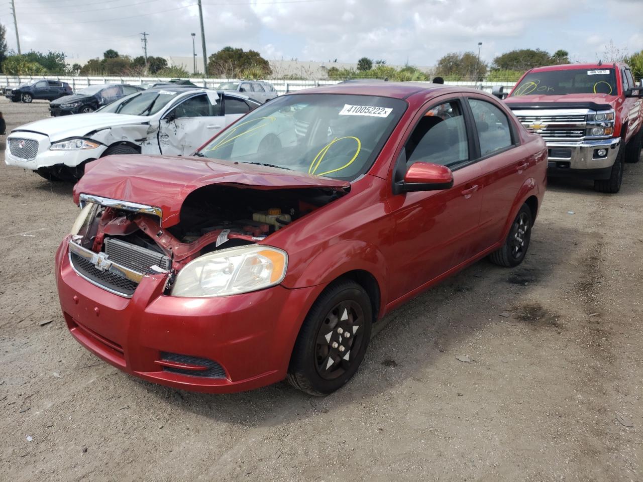 Photo 2 from auction – 2011 CHEVROLET AVEO LS with VIN KL1TD5DE6BB136636