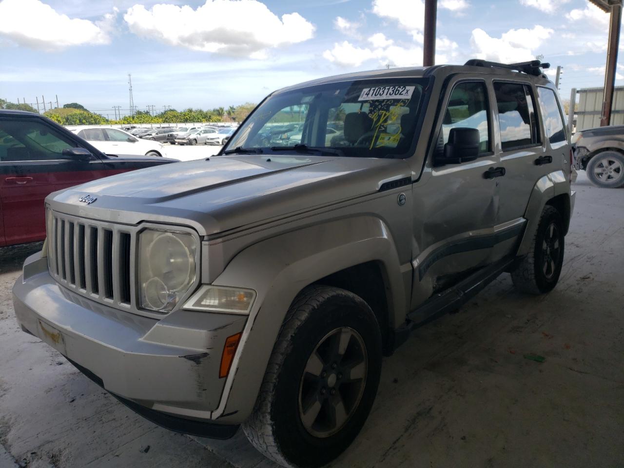 Photo 9 from auction – 2008 JEEP LIBERTY with VIN 1J8GN28K08W154260